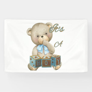 Es ist ein Junge 2.5x4 Vinylbanner Banner