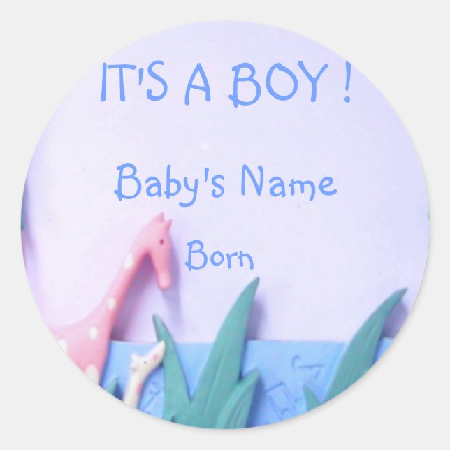 ES IST EIN JUNGE Aufkleber (Vorderseite)