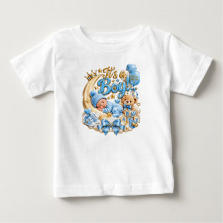 Es ist ein Junge Baby Ankündigung T-shirt