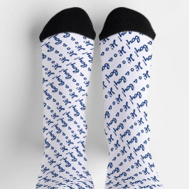 Es ist ein Junge! Baby-Geschlecht enthüllt Socken