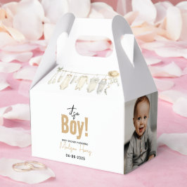 Es ist ein Junge! Blue Baby Shower - Niedlich & Sw Geschenkschachtel