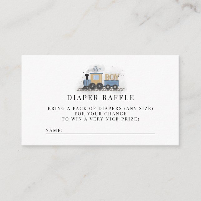 Es ist ein Junge | Bordkarte des Zuges Begleitkarte (Vorderseite)