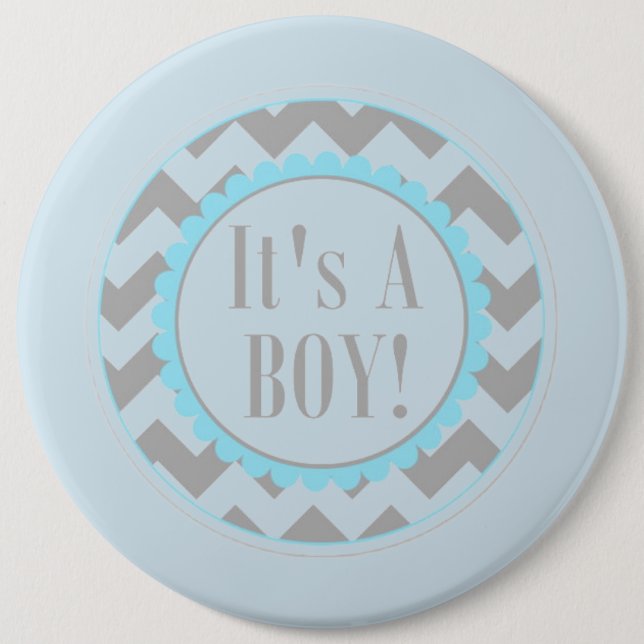 Es ist ein Junge Button (Vorderseite)