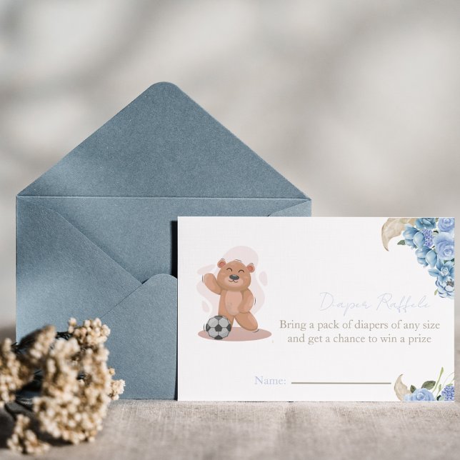 Es ist ein Junge, der eine niedliche Windel-Babydu Einladung (Von Creator hochgeladen)