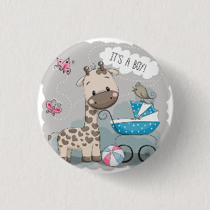 Es ist ein Junge, Geschenk für Jungen, Sohn, Kinde Button
