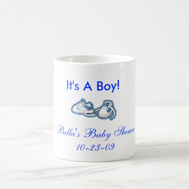 Es ist ein Junge! Kaffeetasse (Mittel)