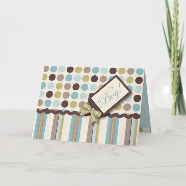 Es ist ein Junge! Karte (Vorderseite)