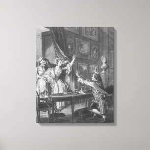 Es ist ein Junge Leinwanddruck