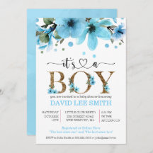 Es ist ein Junge mit hellblauen und goldenen Aquar