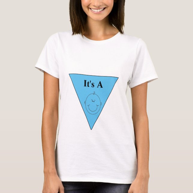 Es ist ein Junge T-Shirt (Vorderseite)