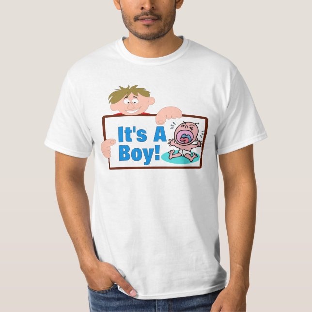Es ist ein Junge T-Shirt (Vorderseite)