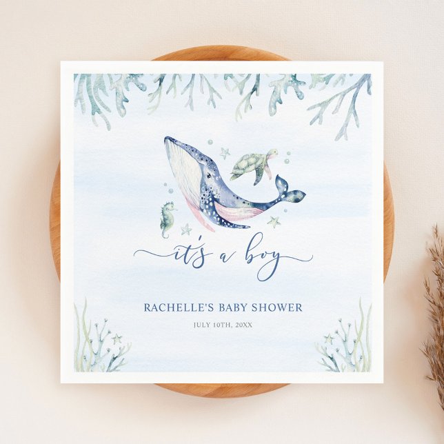 Es ist ein Junge unter der Meerwasserdusche Serviette (Von Creator hochgeladen)