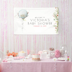 Es ist ein Junge Willkommensbanner zur Babyparty Banner