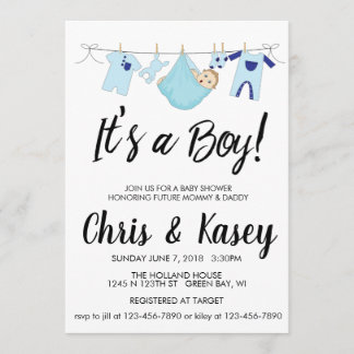 Es ist ein Junge zu träumen Einladung