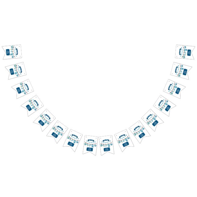 Es ist ein Jungen-Baby-Duschbanner Wimpelkette (Alle)