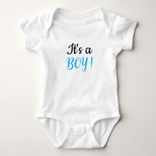 Es ist ein Jungengeschlecht, das den Karosserieanz Baby Strampler