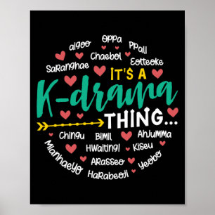 Es ist ein K Drama Thing K Dramas koreanischen Dra Poster