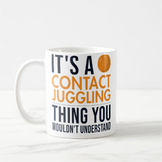 Es Ist Ein Kontakt-Juggling-Ding Ball Jongleur Kon Kaffeetasse