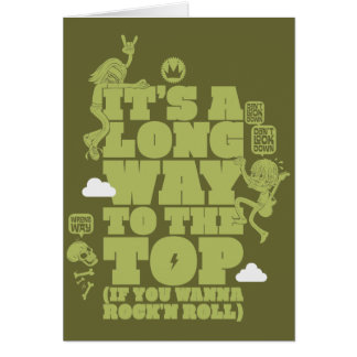 Es ist ein langer Weg zur Spitze (wenn Sie wollen,