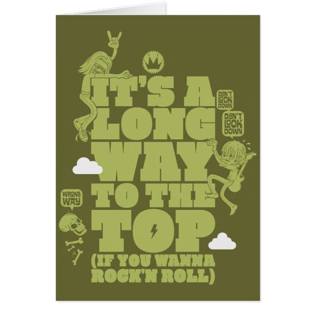 Es ist ein langer Weg zur Spitze (wenn Sie wollen, (Vorne)