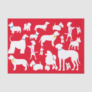 Es ist ein Leben für Hunde Seidenpapier