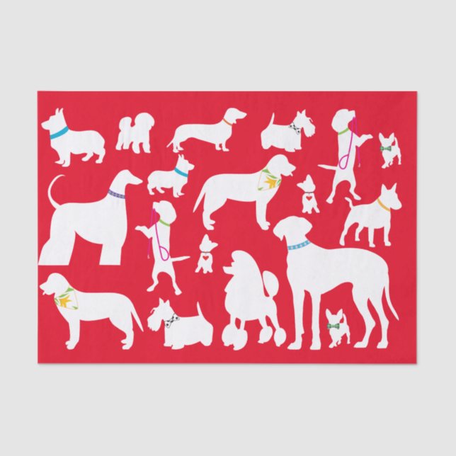 Es ist ein Leben für Hunde Seidenpapier (Vorderseite)