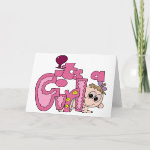 Es ist ein Mädchen Ankündigung