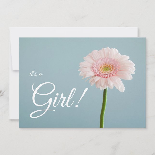 Es ist ein Mädchen! Ankündigung (Vorderseite)