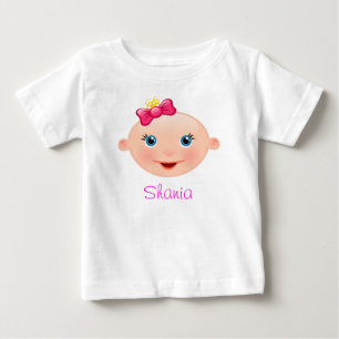 Es ist ein Mädchen Baby Gesicht Rosa T-shirt