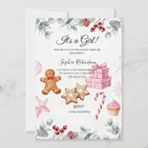Es ist ein Mädchen Baby Shower Einladung