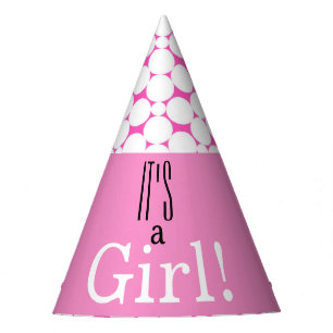 Es ist ein Mädchen! Baby Shower Party Hat Partyhütchen
