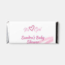ES IST EIN MÄDCHEN BABY SHOWER PINK REGENBOGEN PAS