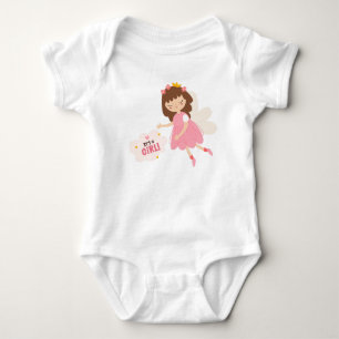 Es ist ein Mädchen  Baby Strampler