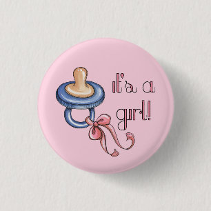 Es ist ein Mädchen! Button