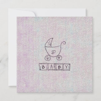 Es ist ein Mädchen Einladung