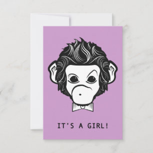 Es ist ein Mädchen! Einladung