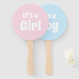 Es ist ein Mädchen, es ist ein Baby-Dusche Geschle Fächer