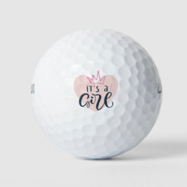 Es ist ein Mädchen Golfball