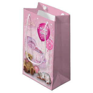 Es ist ein Mädchen! Kleine Geschenktüte
