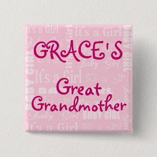 Es ist ein Mädchen-Knopf Button