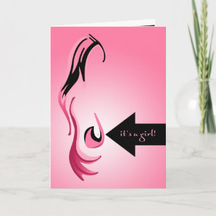 es ist ein Mädchen! : markdrawn Frau Ankündigung