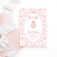 Es ist ein Mädchen Rosa Häschen Mädchen Baby Showe