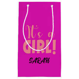 Es ist ein Mädchen Sarah Kleine Geschenktüte