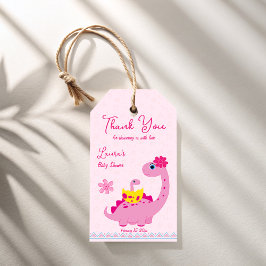 Es ist ein Mädchen schlüpfen bald Dinosaurier Mama Geschenkanhänger