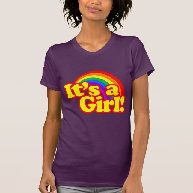 Es ist ein Mädchen! T-Shirt (Vorderseite)