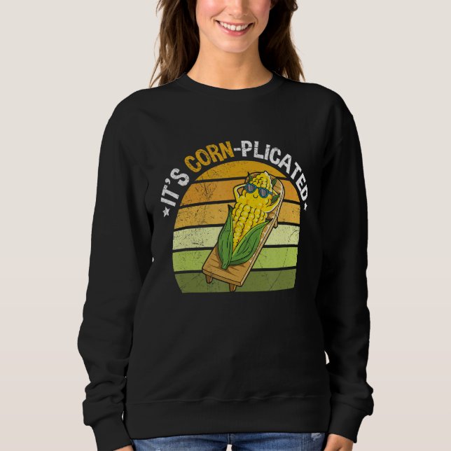 Es ist ein Maispun für einen Mais-Bauer Sweatshirt (Vorderseite)