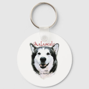 Es ist ein Malamute Schlüsselanhänger
