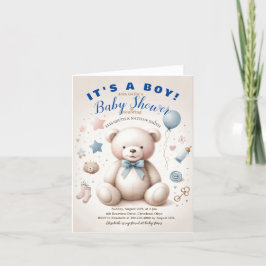 Es ist ein niedlicher Teddybär mit Flachbildschirm Ankündigung