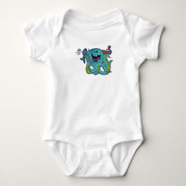 Es ist ein Oktopus! Baby Strampler