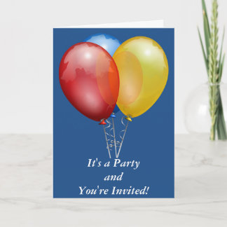 Es ist ein Party, dass Sie eingeladen Personalisie Einladung